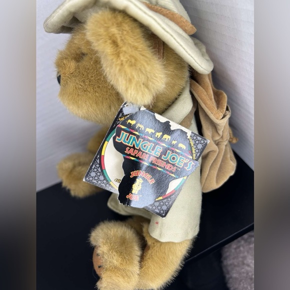 Vintage Jungle Joe Safari Friends Talking Teddy Bear - Picture 2 of 5
